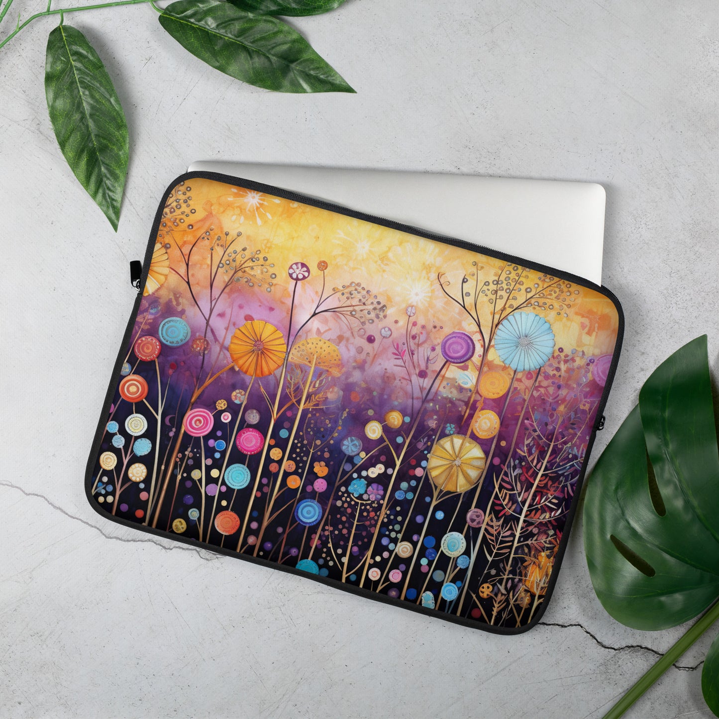 Candy Flowers Laptop Sleeve